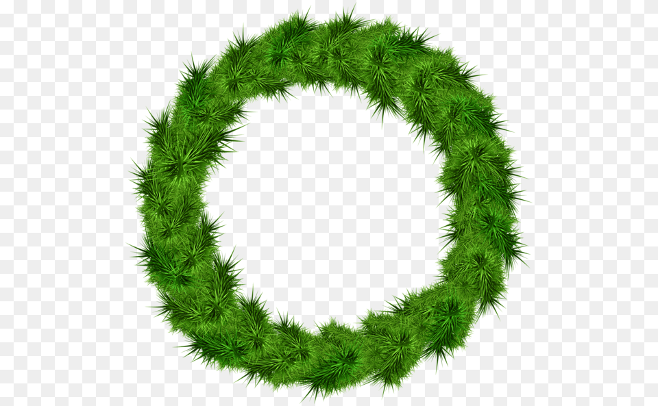 Christmas Wreath, Green, Accessories, Plant, Feather Boa Free Png Download