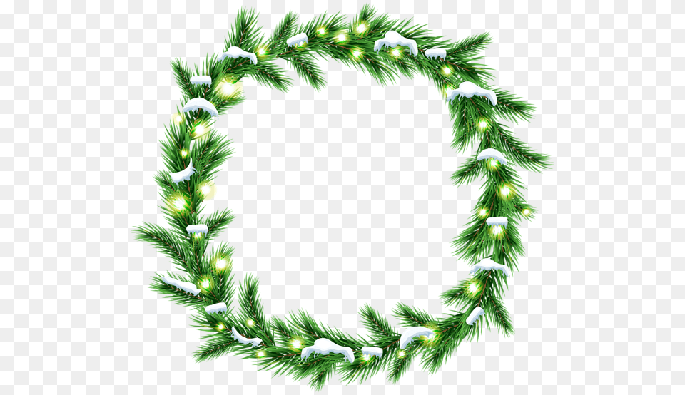 Christmas Wreath, Green, Plant, Animal, Bird Png Image