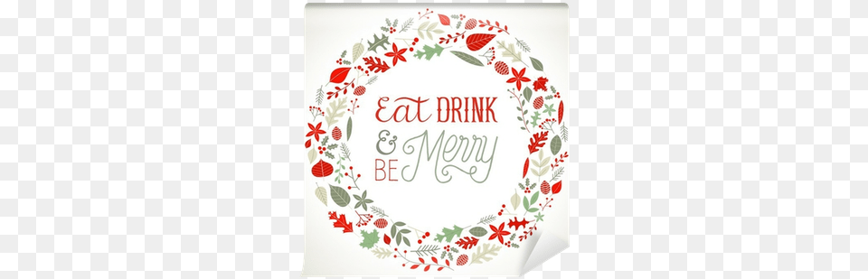 Christmas Wreath Background, Envelope, Greeting Card, Mail, Art Free Transparent Png