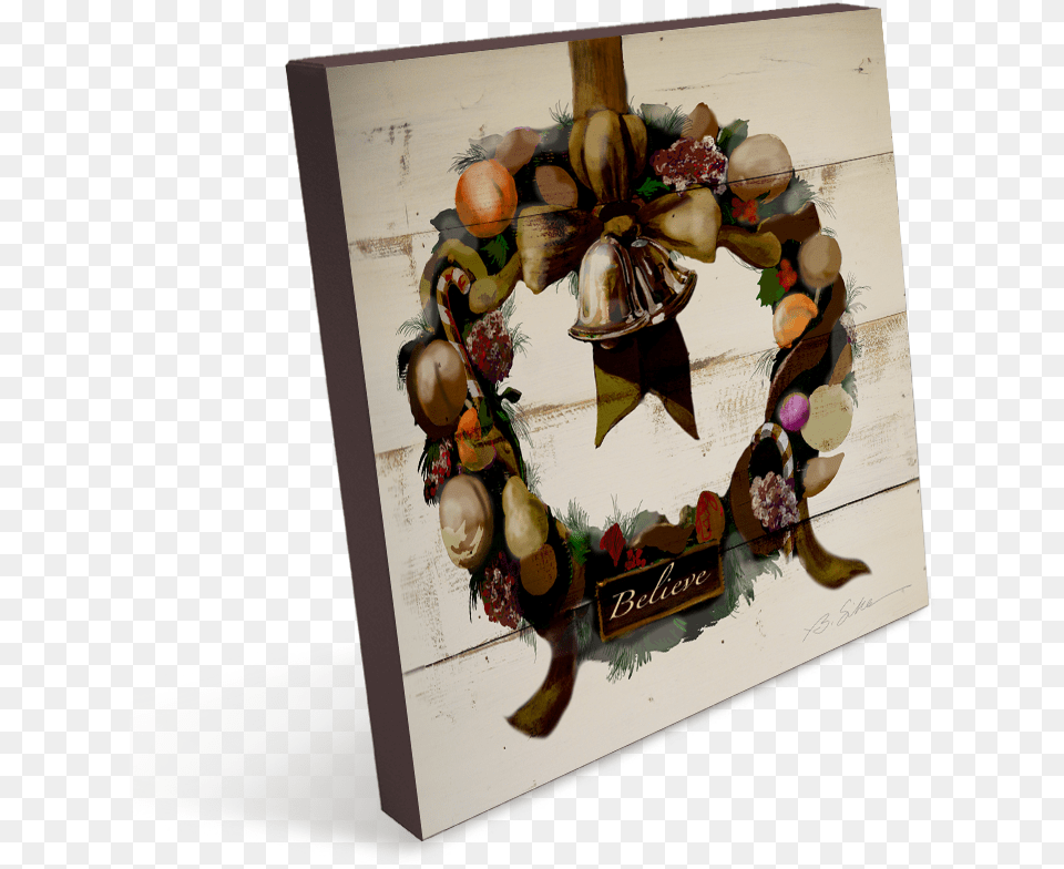 Christmas Wreath Bobby Sikes Fine Art Amp Design Believe Christmas Free Png Download