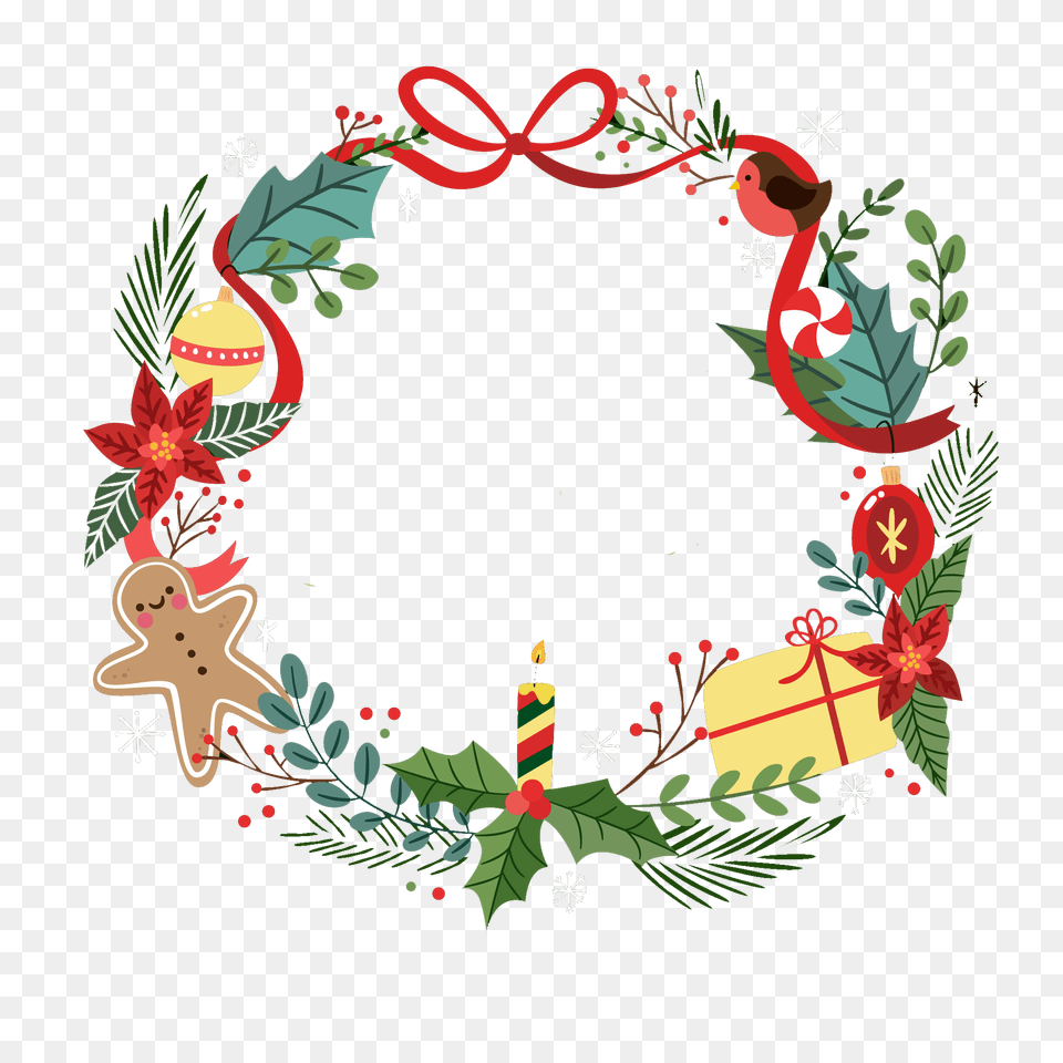 Christmas Wreath Border Png