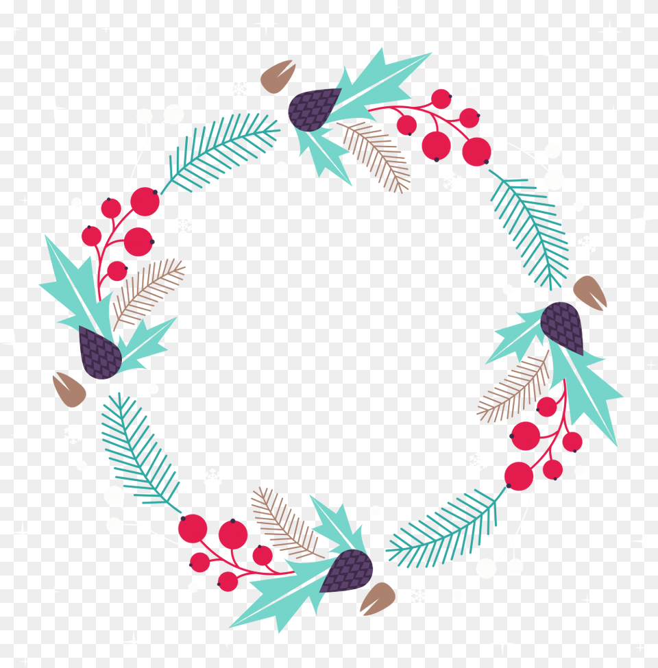 Christmas Wreath Clip Art Imageschristmas Clip Art, Pattern, Food, Nut, Plant Free Png Download