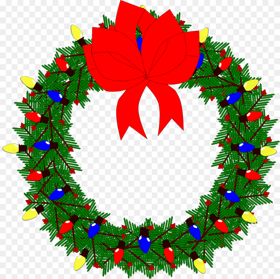 Christmas Wreath Clipart, Pattern Png Image
