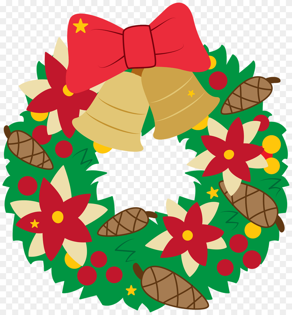 Christmas Wreath Clipart, Dynamite, Weapon, Pattern Free Png