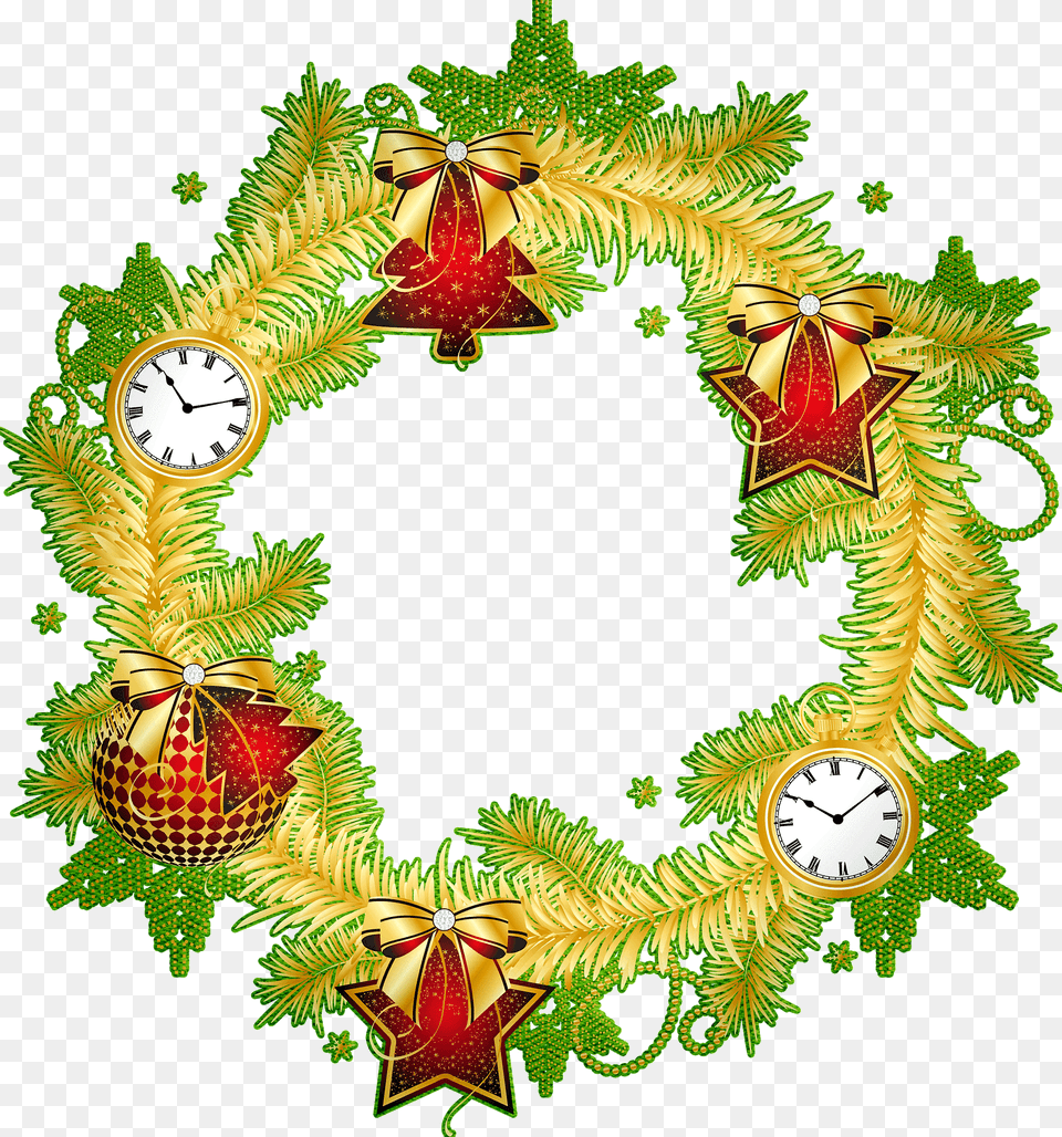 Christmas Wreath Clipart Free Png