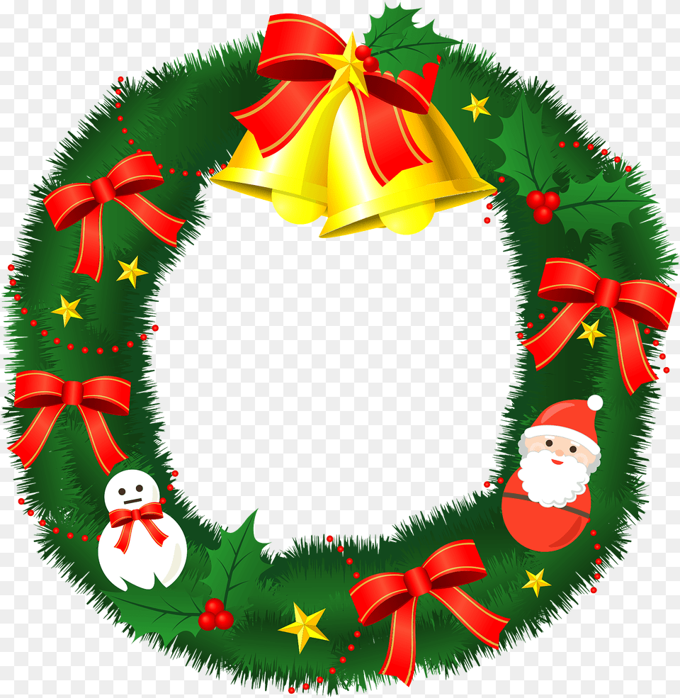 Christmas Wreath Clipart Png Image