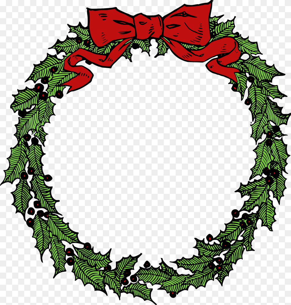 Christmas Wreath Clipart, Plant Free Transparent Png