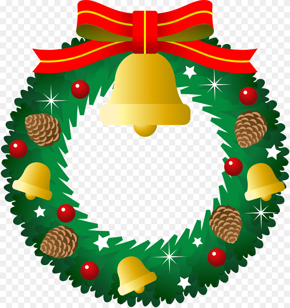 Christmas Wreath Clipart Png Image