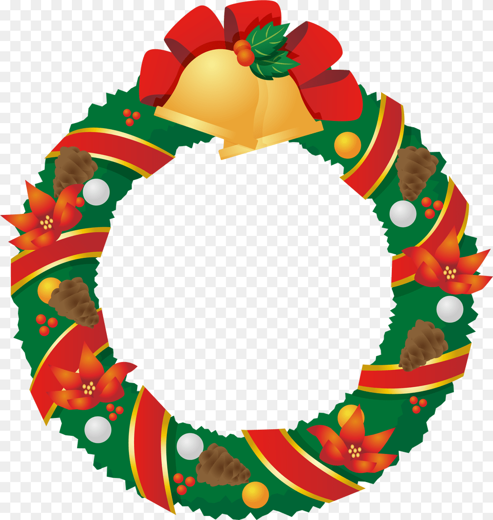 Christmas Wreath Clipart Wreath, Person Png