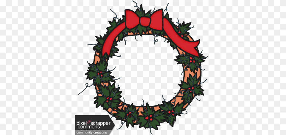 Christmas Wreath Frame Graphic, Dynamite, Weapon Png Image
