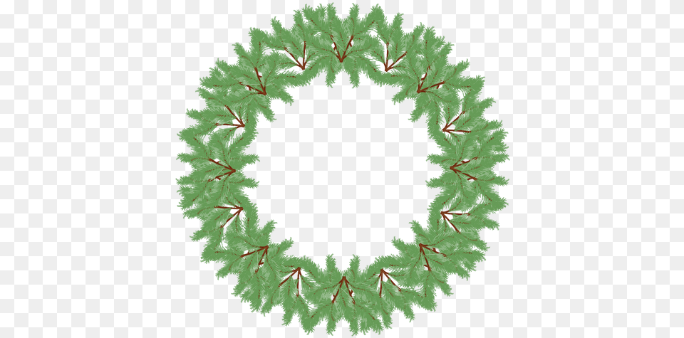 Christmas Wreath Icon 31 Transparent U0026 Svg Vector File Official Certificate Seal, Pattern Png Image