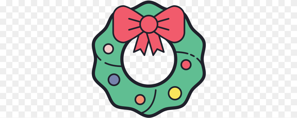 Christmas Wreath Icon Of Merry Holidays Dot, Accessories, Baby, Person Free Png