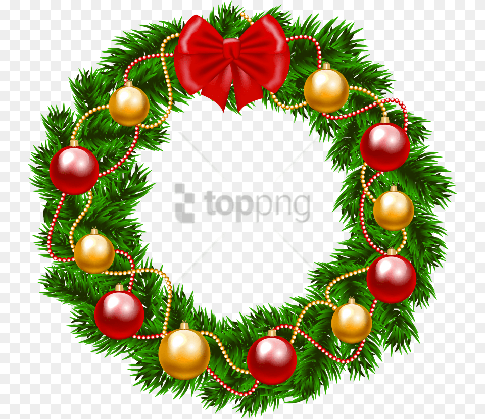 Christmas Wreath Image With Transparent Transparent Background Christmas Wreath Clipart, Chandelier, Lamp, Accessories Png
