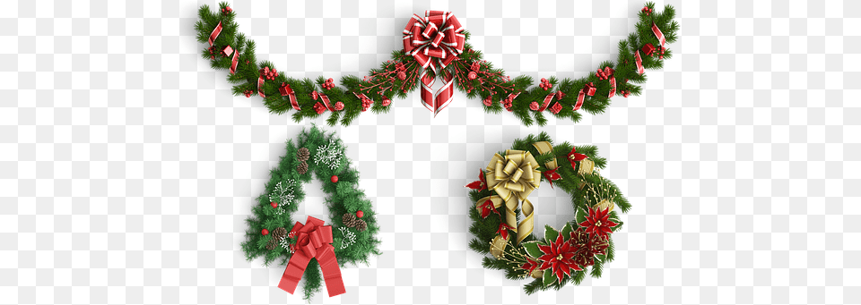 Christmas Wreath Images Reef, Accessories Png