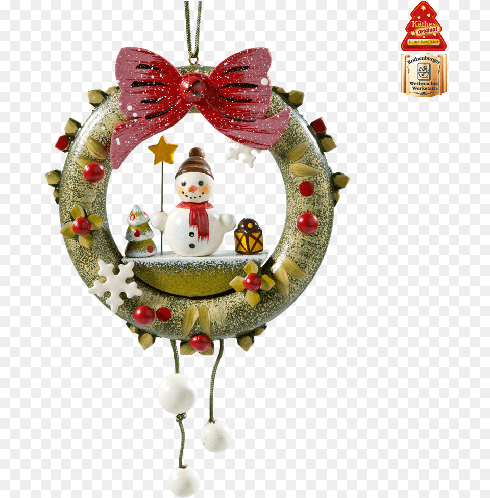Christmas Wreath Kthe Wohlfahrt Duftlmnnchen, Baby, Person, Outdoors, Accessories Png Image