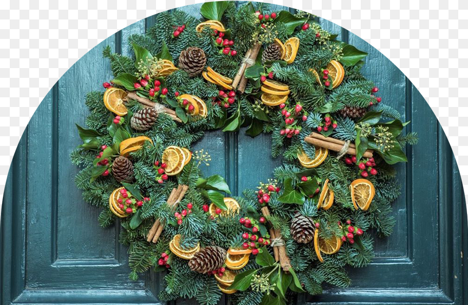 Christmas Wreath Masterclass With The Botanical Boys Decorating A Green Wreath, Plant, Christmas Decorations, Festival Png