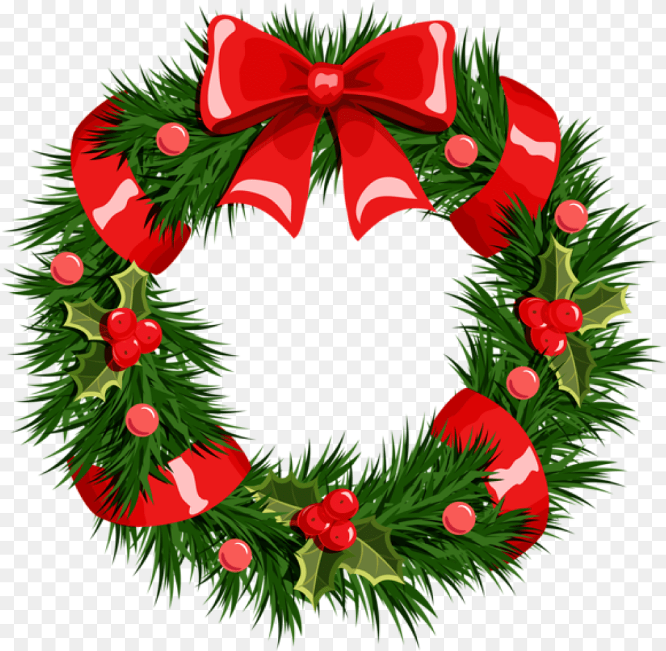 Christmas Wreath No Background Png Image