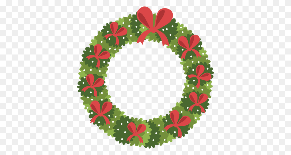 Christmas Wreath Red Bows Icon 3 Christmas Les Toqus Du Bocal, Art, Floral Design, Graphics, Pattern Free Png Download