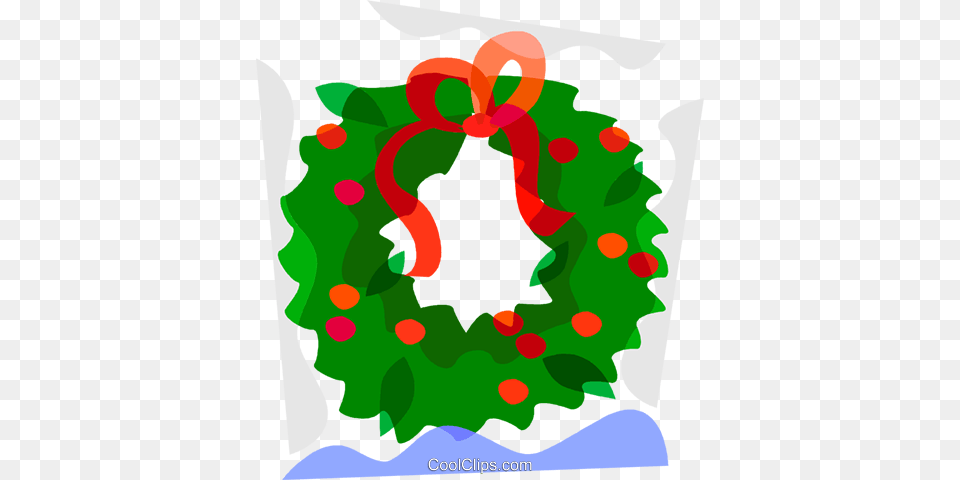 Christmas Wreath Royalty Vector Clip Art Illustration Free Png Download