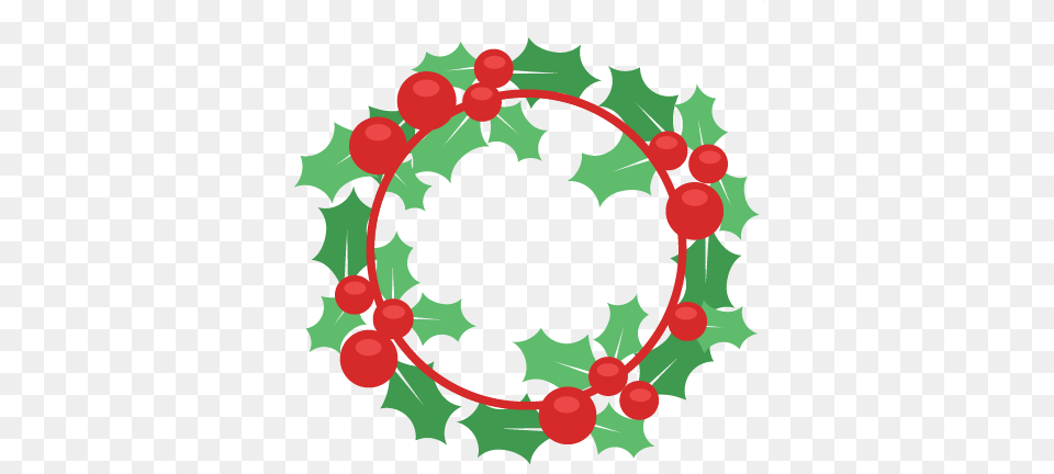 Christmas Wreath Scrapbook Cute Clipart Png