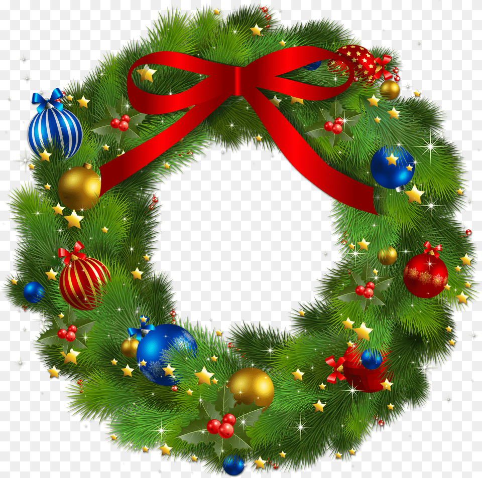 Christmas Wreath Transparent Background Png Image