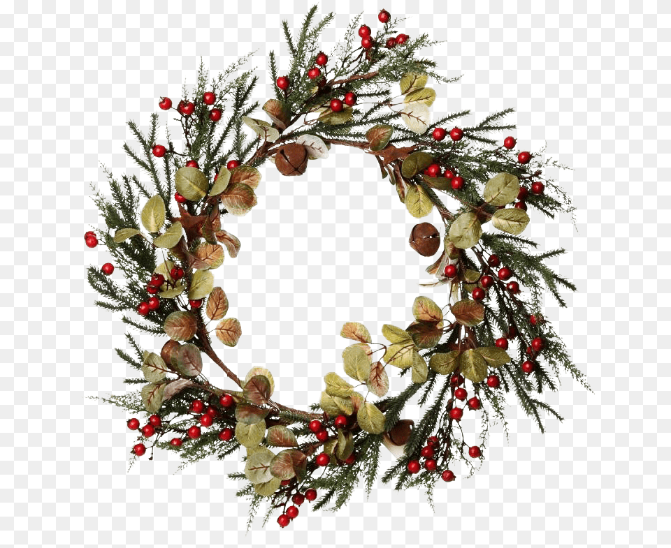 Christmas Wreath Transparent Images Christmas Wreath Large Rustic, Plant Png