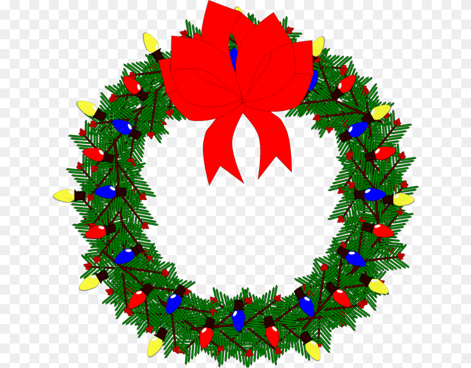 Christmas Wreaths Clip Art Christmas Christmas Day, Pattern, Wreath Free Transparent Png