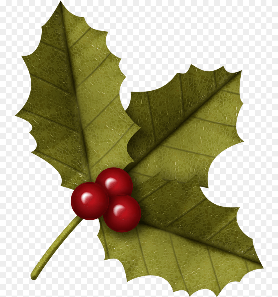 Christmas Xmas Clip Christmas Leaf, Food, Fruit, Plant, Produce Free Png Download