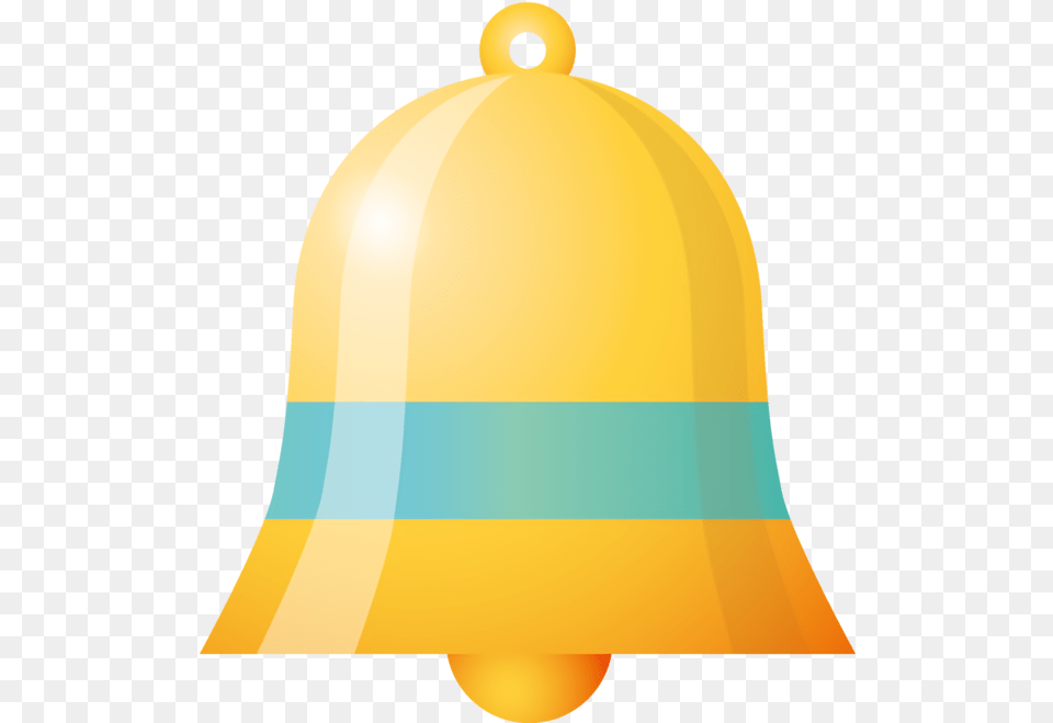 Christmas Yellow Bell Headgear For Jingle Bells Clip Art, Lamp, Clothing, Hardhat, Helmet Free Png Download