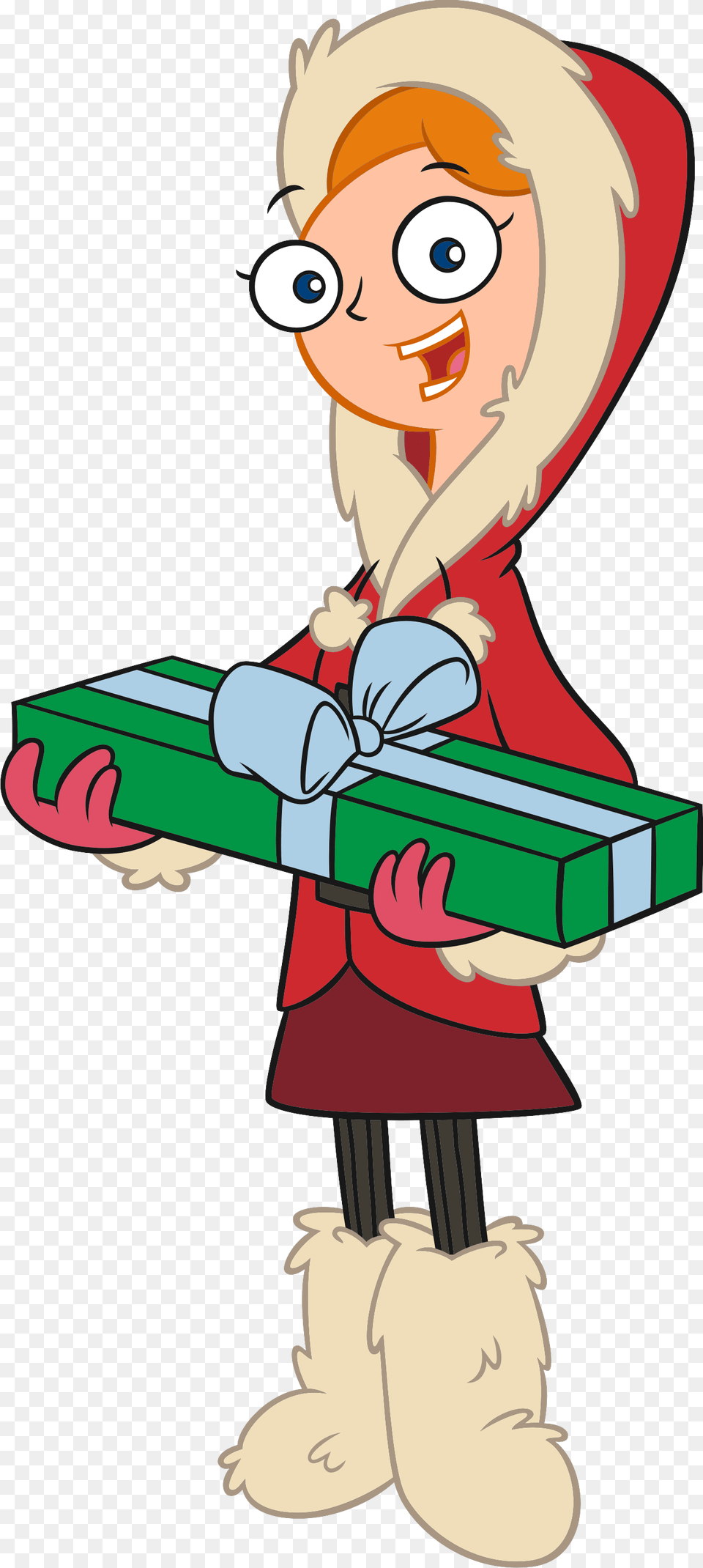 Christmascandace Candace Phineas And Ferb Christmas, Book, Publication, Comics, Face Free Png