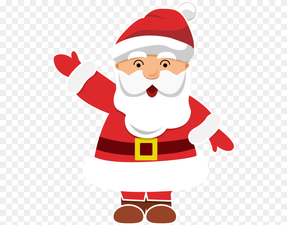 Christmaschristmas Ornamentchristmas Decoration Santa Waving Clipart, Elf, Baby, Person, Face Png