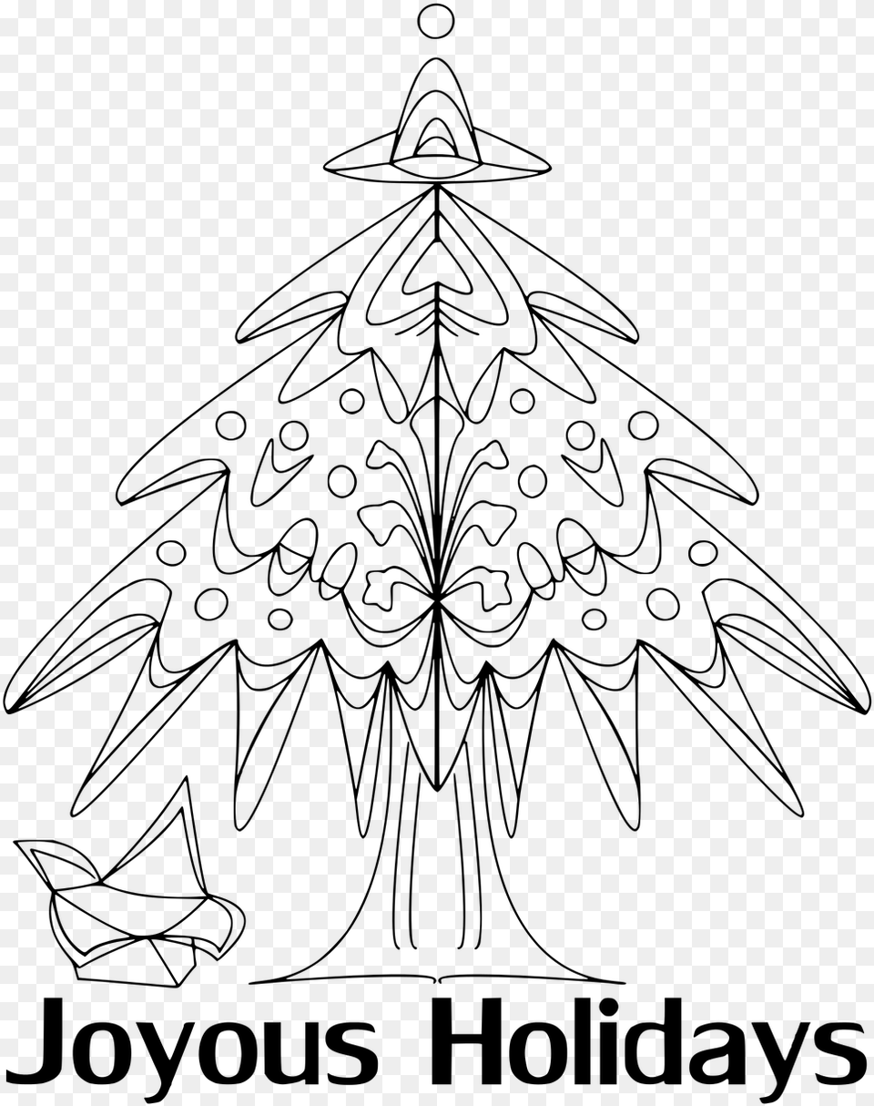 Christmaschristmas Treeholidaychristmas Tree Vectoradult Christmas Tree, Gray Png