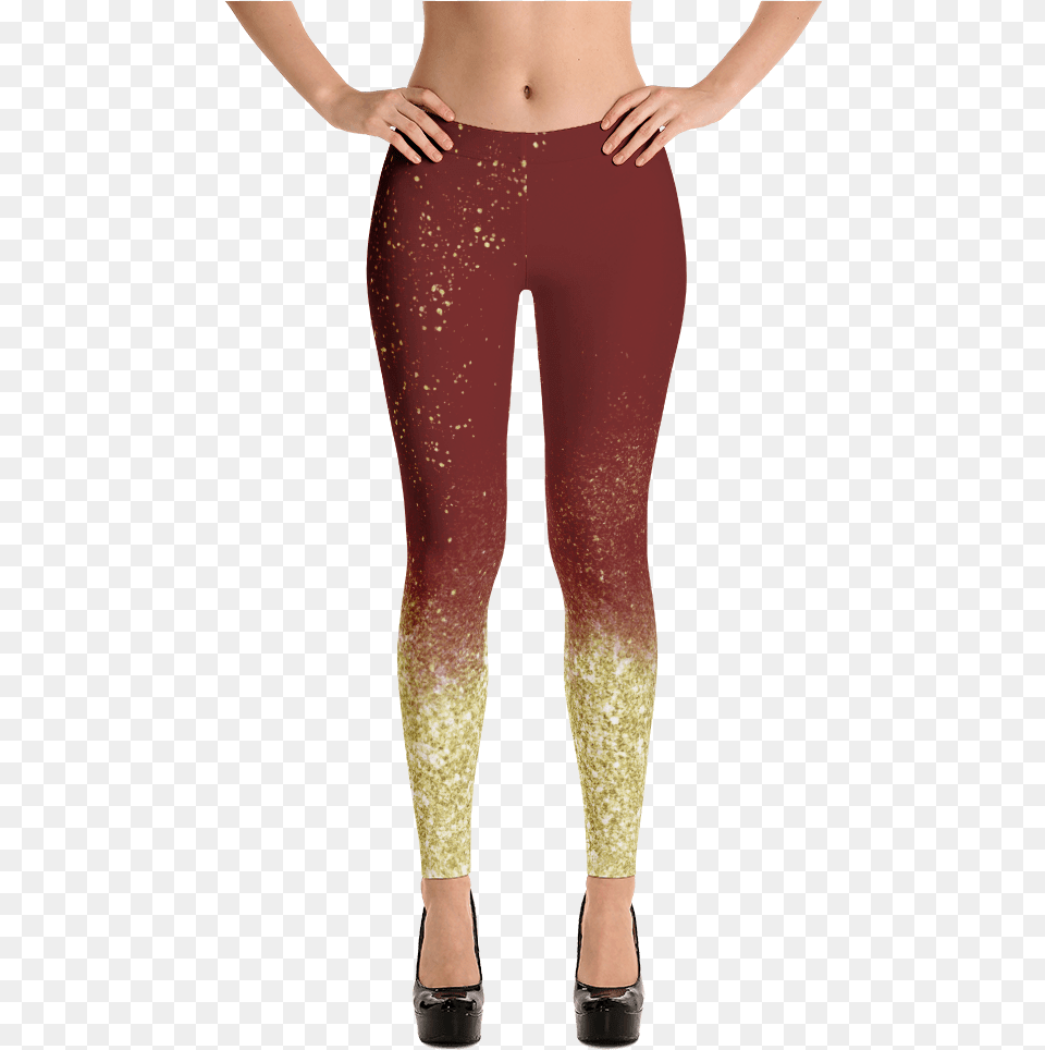 Christmasleg Red Mockup Front High Heels White Small Imagineavalon Christmas Leggings Christmas Clothing, Hosiery, Tights, Pants, Person Png Image