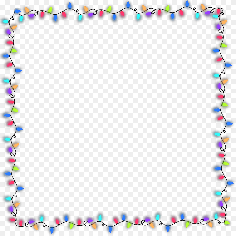 Christmaslights Frame Christmas Christmasiscoming Cake Border Clipart Png