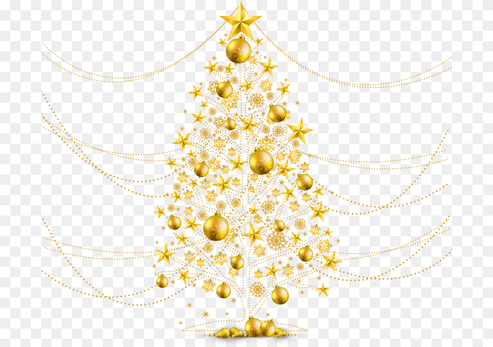 Christmastree Christmas Gold Tree Gold Christmas Tree Clip Art, Christmas Decorations, Festival, Christmas Tree, Chandelier Free Png