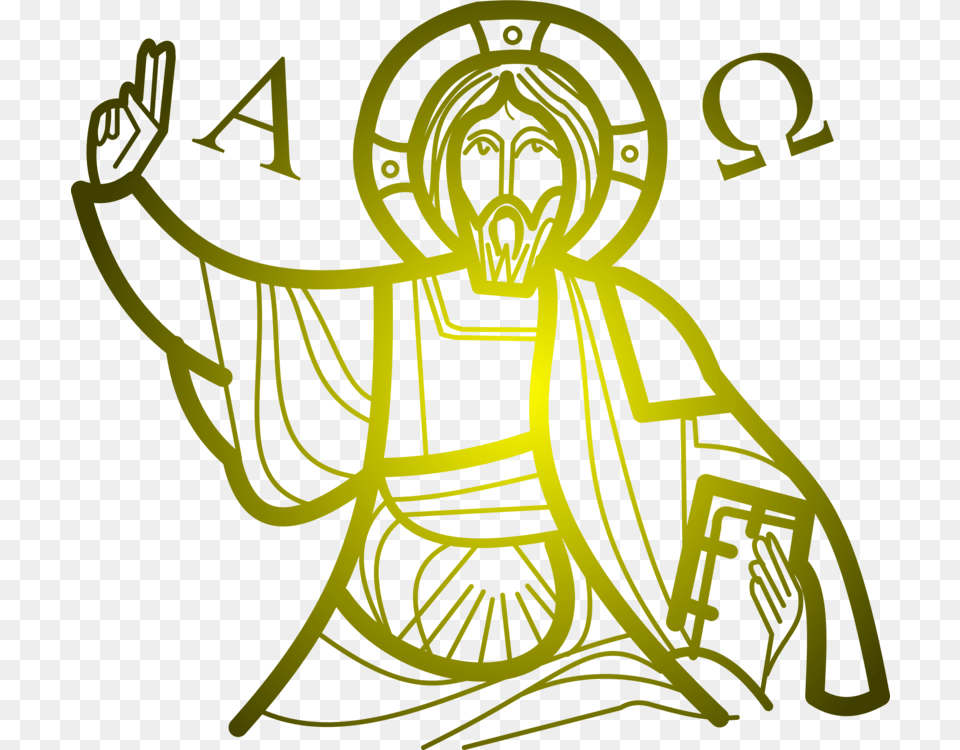 Christo Pantocrator Jesus Pantocrator, Person, Emblem, Symbol, Logo Free Png Download