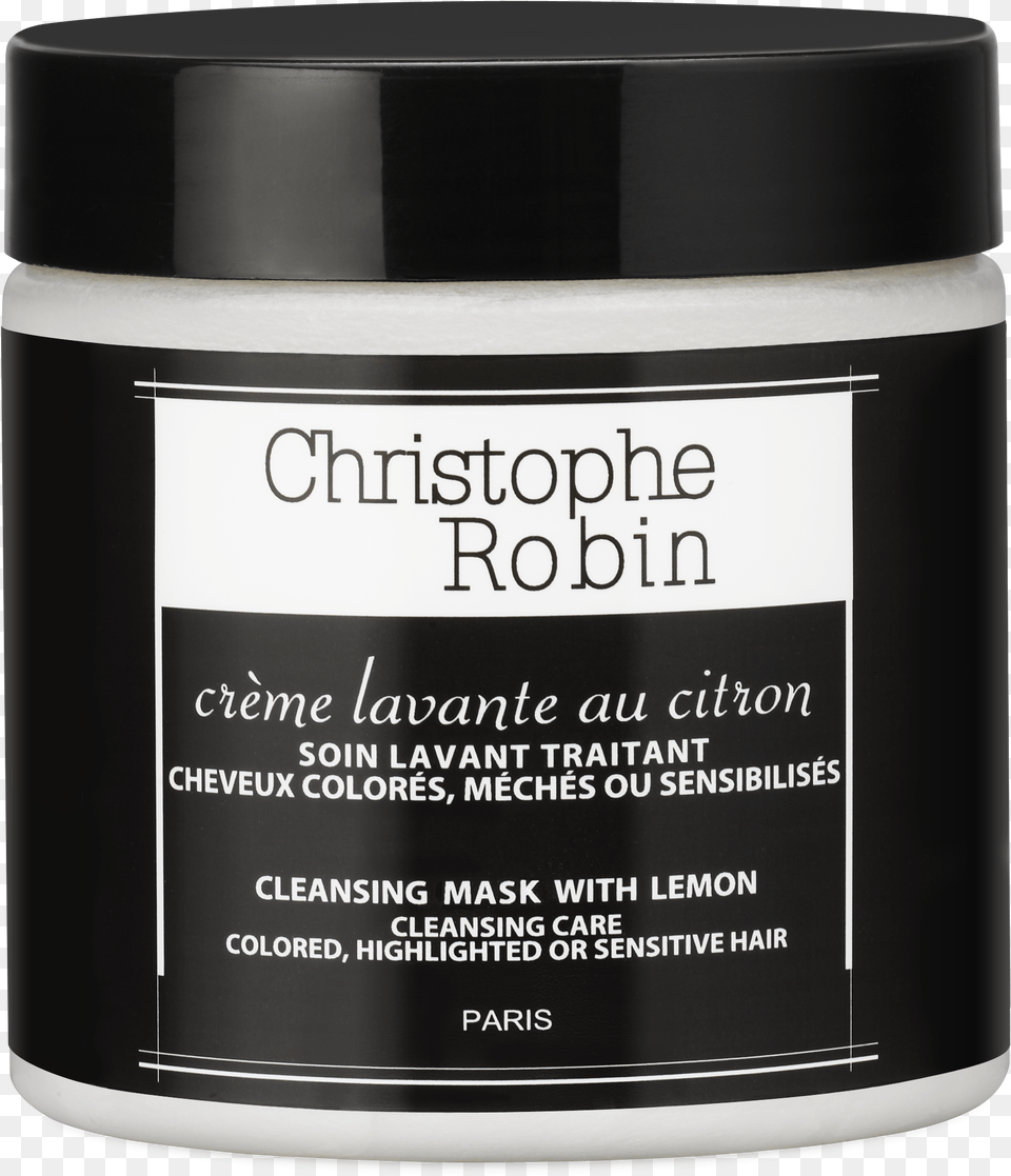 Christophe Robin Cleansing Mask With Lemon Christophe Robin Cleansing Mask With Lemon, Bottle, Cosmetics, Mailbox, Aftershave Png