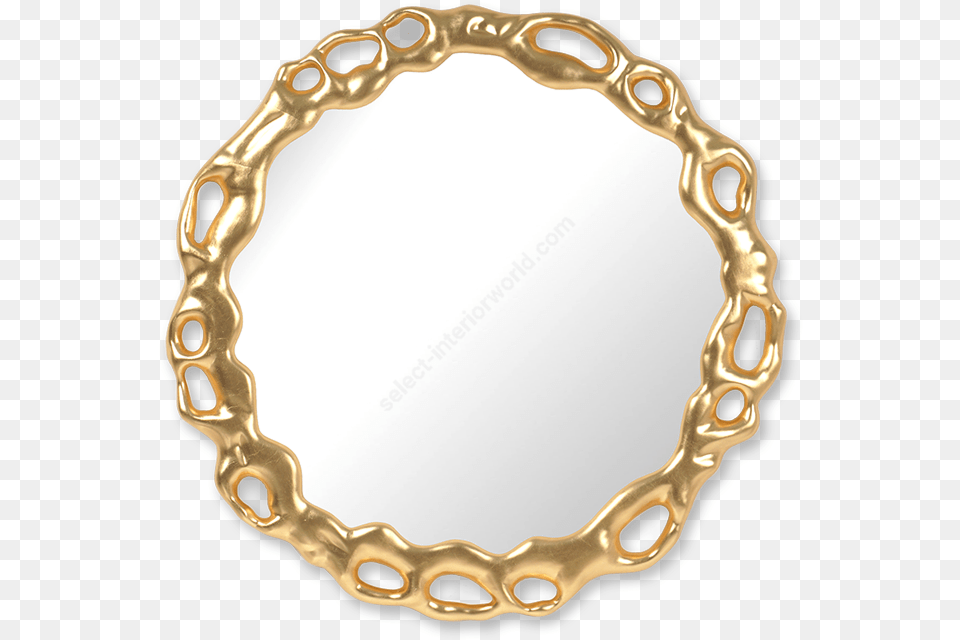 Christopher Guy Mirror Trellis 50 3032 Circle, Photography, Oval, Gold, Smoke Pipe Png