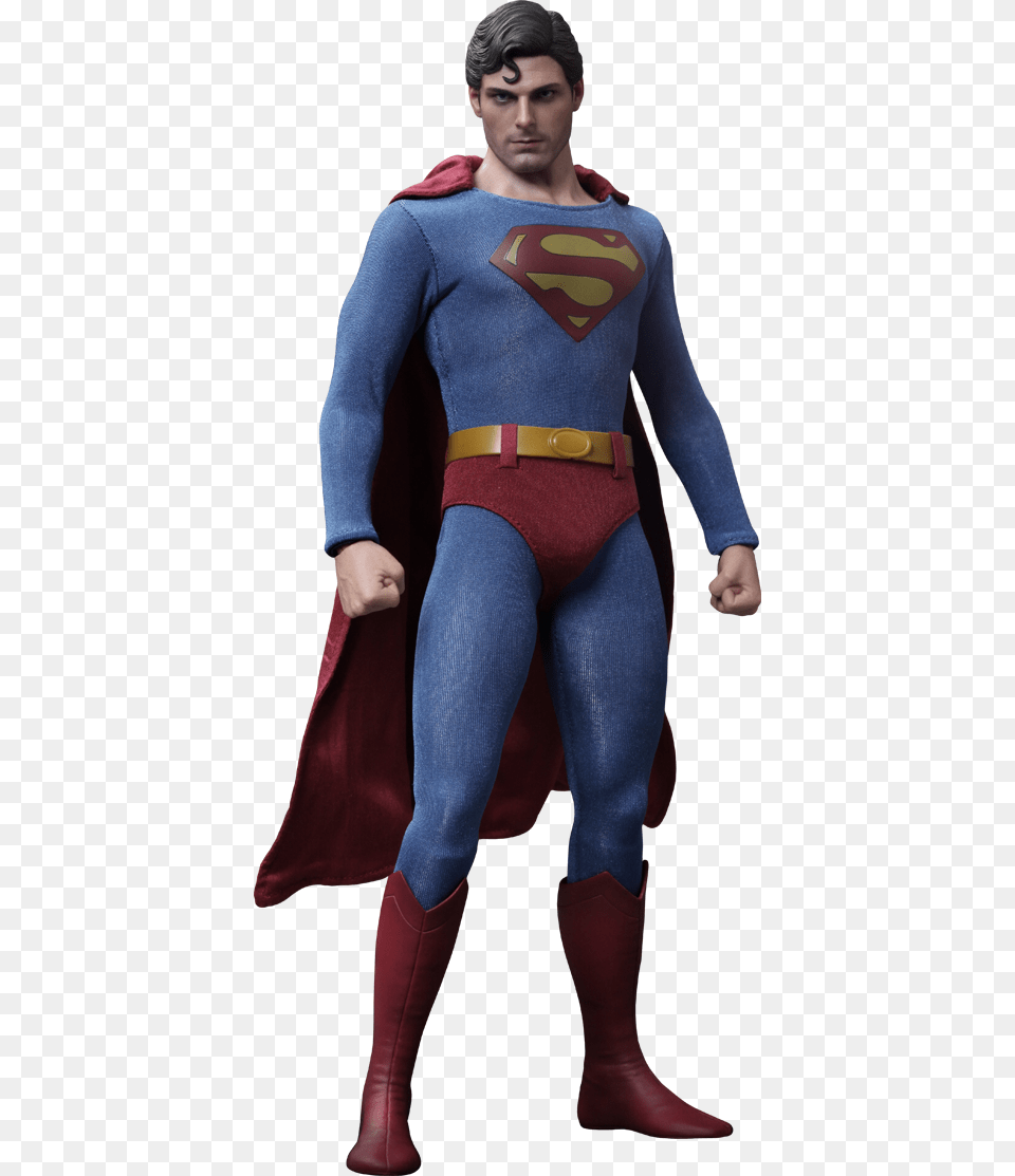 Christopher Reeve Superman 3 Evil, Clothing, Costume, Person, Adult Free Png Download