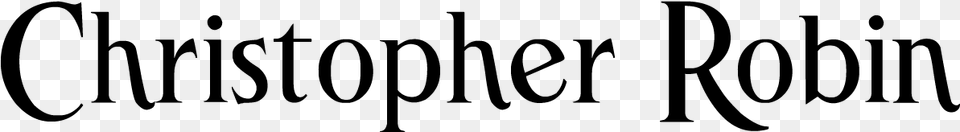 Christopher Robin Font, Gray Png Image