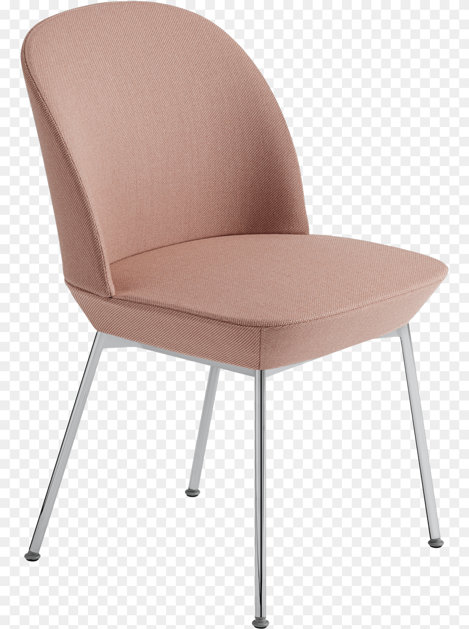 Chro 530 Oslo Side Chair Twill Weave 530chrome Muuto Oslo Side Chair, Furniture, Armchair Png Image