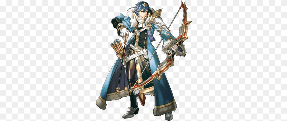 Chrom Crowned Exalt Fire Emblem Heroes Wiki Fire Emblem Heroes Legendary Chrom, Archer, Archery, Bow, Person Free Png