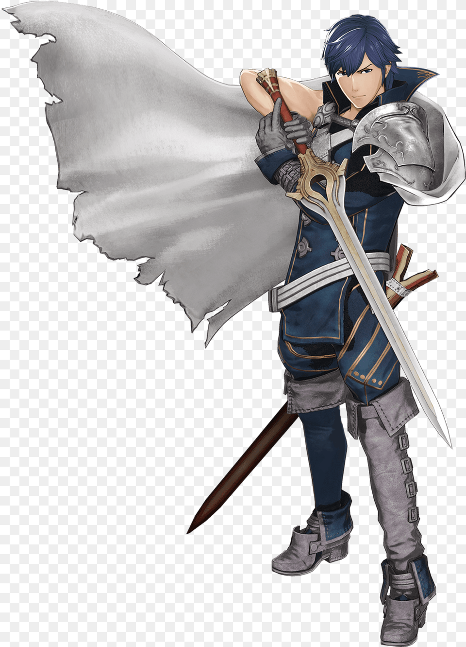 Chrom Fire Emblem Warriors Chrom, Sword, Weapon, Person, Face Png Image
