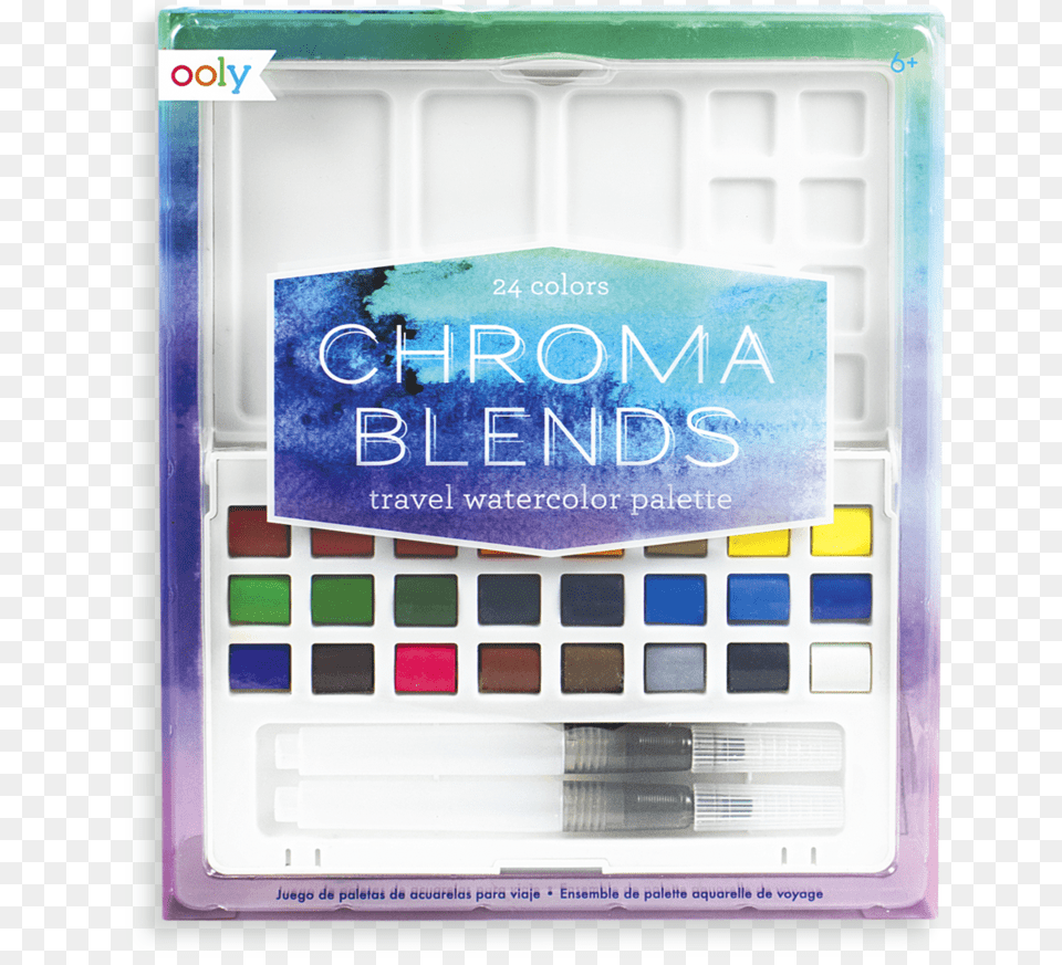 Chroma Blends Travel Watercolor Palette Watercolor Painting, Paint Container Free Png Download