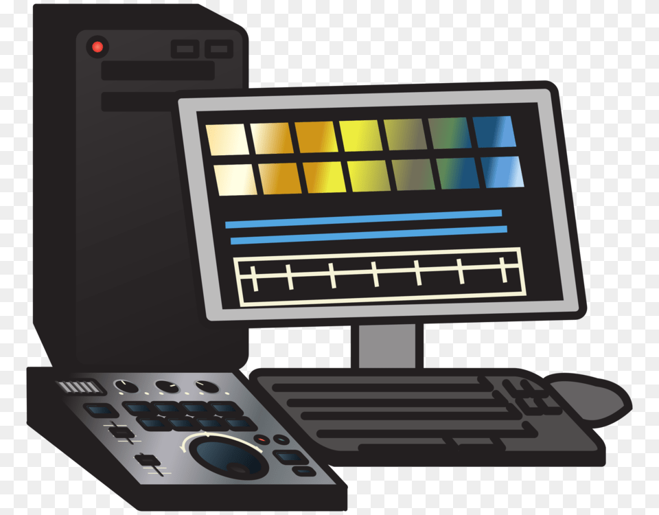 Chroma Key Video Editing Non Linear Editing System Film Editing, Computer, Electronics, Pc, Computer Hardware Png Image