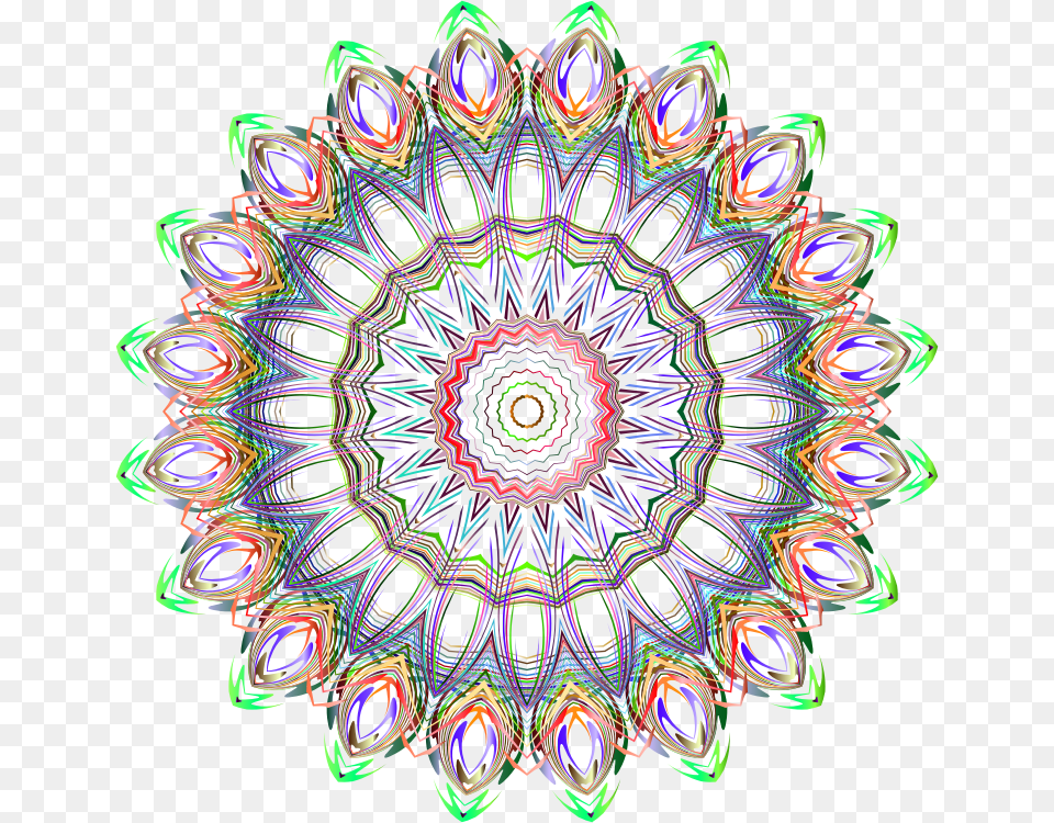 Chromatic Mandala Line Art No Background Svg Circle, Accessories, Fractal, Ornament, Pattern Free Png