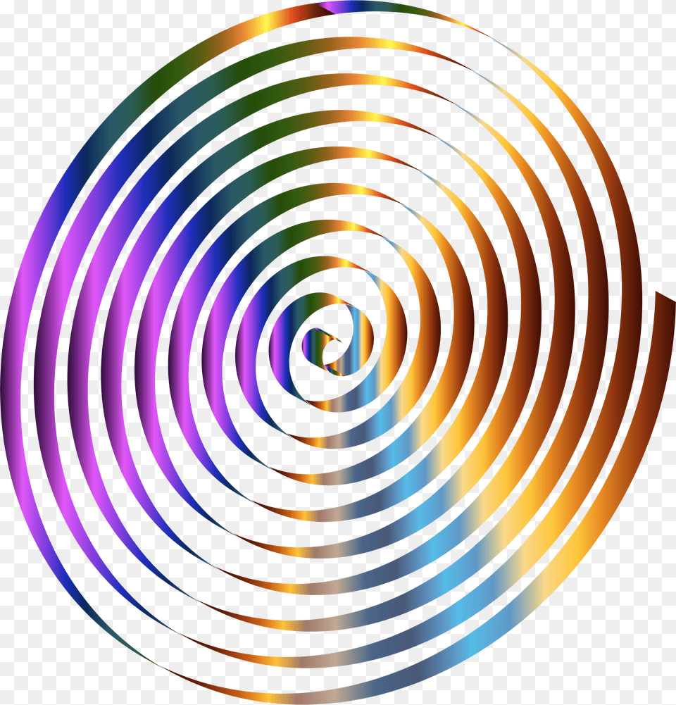 Chromatic Spiral Icons, Coil Free Png Download