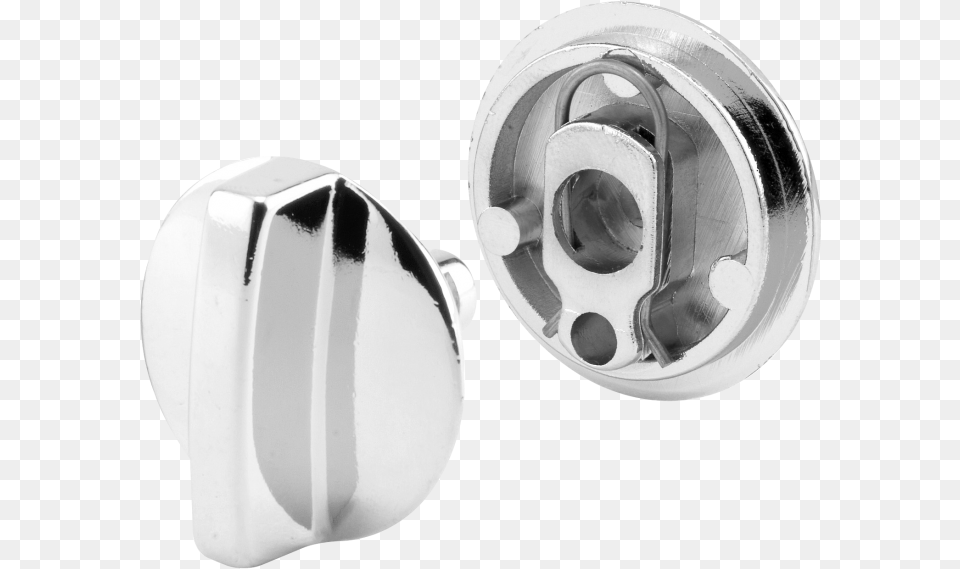 Chrome Concealed Latch Assy For Be Partition Titanium Ring, Wheel, Spoke, Machine, Earring Free Png Download