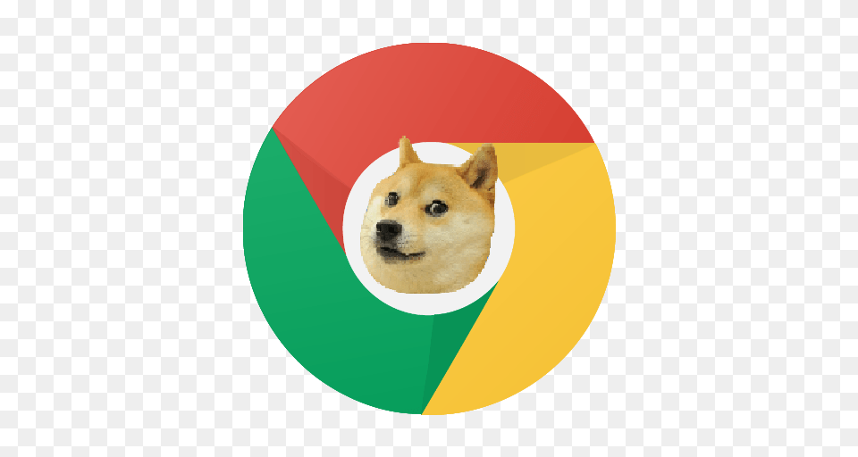 Chrome Doge The Best Browser Of Them All Dogecoin, Animal, Canine, Dog, Mammal Free Png