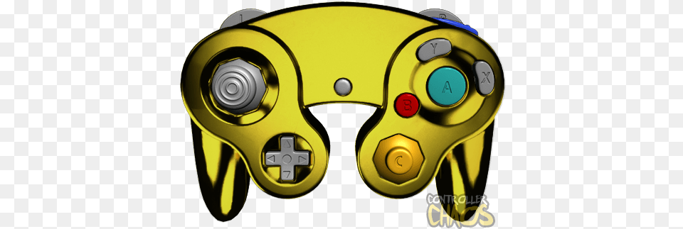 Chrome Gold Chrome Gold Gamecube Controller, Electronics Free Transparent Png